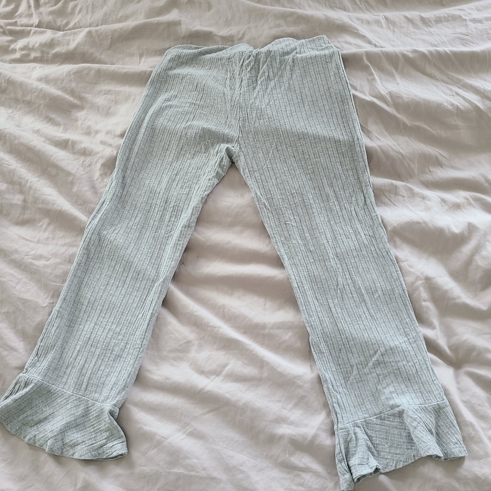 Zara Ribbed Cropped Pants Size Small